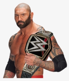 Batista Wwe World Heavyweight Championship By Islam - Batista With Wwe Belt, HD Png Download, Free Download