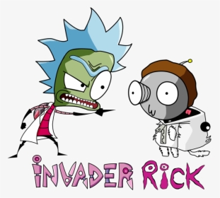 Rick Y Morty Invader Zim, HD Png Download, Free Download