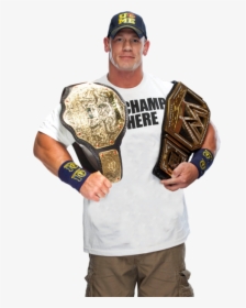 John Cena Double Champion, HD Png Download, Free Download