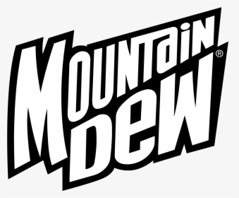 Black And White Mountain Dew Clipart, HD Png Download, Free Download