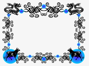 Transparent Ivy Border Png - Chinese Dragon Border Png, Png Download, Free Download