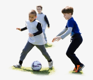 Derbyshire & Nottingham Soccer Schools - Kids Playing Soccer Png, Transparent Png, Free Download