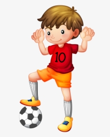Boy Football Clipart, HD Png Download, Free Download