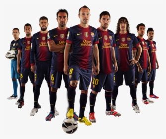 Fc Barcelona Soccer Camp - Fc Barcelona Team Png, Transparent Png, Free Download