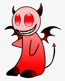 Lucifer Sticker Devil Angel - Lucifer Devil Cartoon, HD Png Download, Free Download