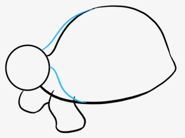 How To Draw Sea Turtle - Line Art, HD Png Download, Free Download