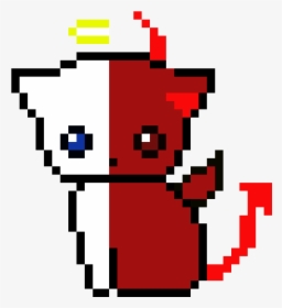 Pixel Art Devil Cat, HD Png Download, Free Download