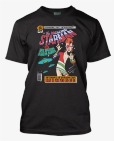 David Bowie Inspired Starman Comic Book T-shirt - Werewolves Of London Lee Ho Fook, HD Png Download, Free Download