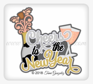 Cheers To The New Year Title - Label, HD Png Download, Free Download