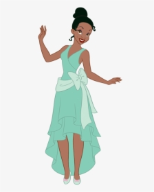 Barbie Clip Dress - Princess Tiana, HD Png Download, Free Download