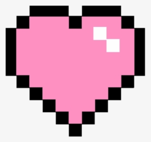 Pixel Clipart Pink - Pixel Heart Transparent, HD Png Download, Free Download