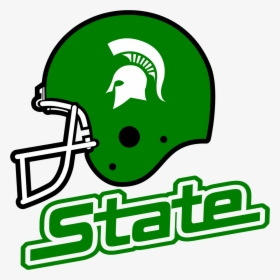 Michigan State University Logo - Michigan State University Football Shirt, HD Png Download, Free Download