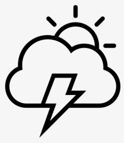 Apache Drawing Symbol - Cloud And Sun Drawing, HD Png Download, Free Download