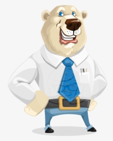 Business Polar Bear , Png Download - Клипарт Бизнесмен На Прозрачном Фоне, Transparent Png, Free Download