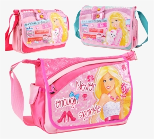 Barbie Girl Bag Princess Messenger Bag Pupils Summer - School Bags For Girls Barbie Princess, HD Png Download, Free Download