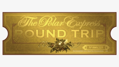 The Polar Express - Ticket The Polar Express, HD Png Download, Free Download