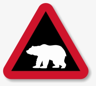 Polar Bear Alert Sign, HD Png Download, Free Download