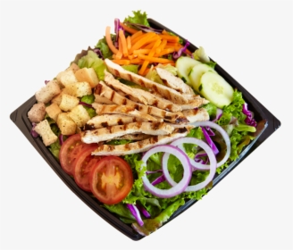 Habit Burger Salad Png - Chicken With Salad Png, Transparent Png, Free Download