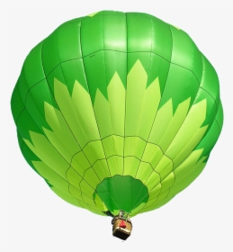 Green Hot Air Balloon Png Watercolor - Lime Green Hot Air Balloon, Transparent Png, Free Download