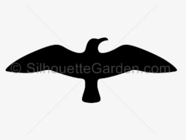 Seagull Clipart Fly Away - Silhouette Of A Seagull, HD Png Download, Free Download