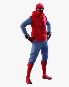 Spider Man Homecoming Png - Homemade Spiderman Homecoming Suit, Transparent Png, Free Download