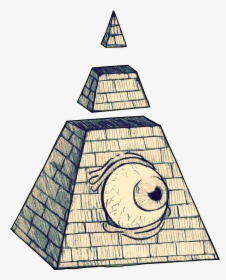 Pyramid Sketch By Aysamo - Drawings Of A Pyramid, HD Png Download, Free Download