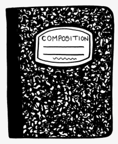 Png Free Library - Black And White Notebook Clipart, Transparent Png, Free Download