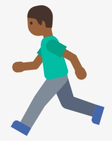 Man Emoji Running Png, Transparent Png, Free Download