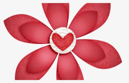 My Valentine Flower Clipart Flowers, Flower Clipart, - Heart, HD Png Download, Free Download
