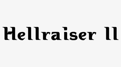 Hellraiser - Hellraiser 2 Font, HD Png Download, Free Download