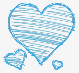 Doodle Hearts Png - Pink Doodle Hearts Png, Transparent Png, Free Download