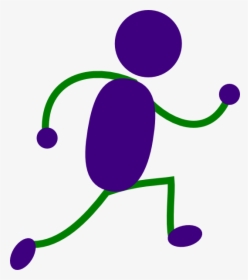 Transparent People Running Clipart - Men Running Stick Figure, HD Png Download, Free Download