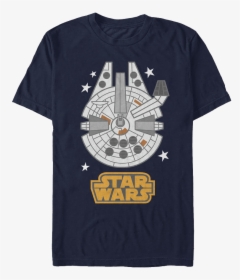 Millennium Falcon Emoji Star Wars T-shirt - Juniors Cheesecake Shirt, HD Png Download, Free Download