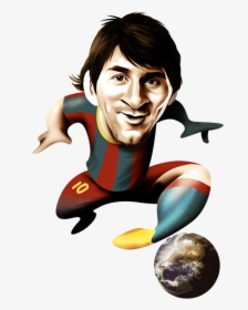 Caricature Lionel Messi Png, Transparent Png, Free Download