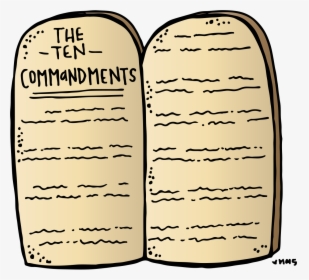 Clip Art Free Ten Commandments Clipart - Ten Commandments Clipart Black And White, HD Png Download, Free Download