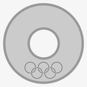 Olympic Silver Medal Png - Circle, Transparent Png, Free Download