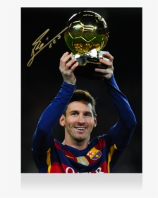 Messi Ballon D Or Camp Nou, HD Png Download, Free Download