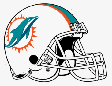 Nfl Afc Mia 2018 Helmet Left Side - Miami Dolphins Helmet Logo, HD Png Download, Free Download