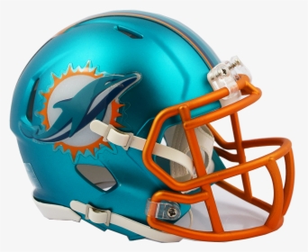 Miami Dolphins Helmet Blaze Alternate Speed Transparent - Nfl Miami Dolphins Helmet, HD Png Download, Free Download