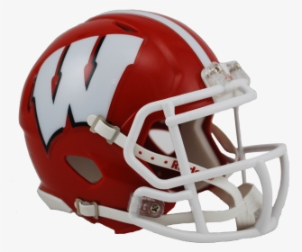 Wisconsin Badgers Red Riddell Mini Speed Helmet - Rutgers Helmet Png, Transparent Png, Free Download