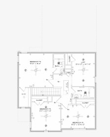Lexington Upstairs By Stone Martin Builders - Technical Drawing, HD Png Download, Free Download