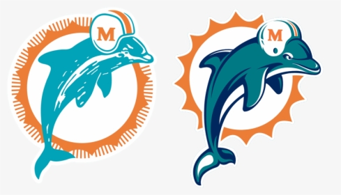 Dolphins Logo From 1966 - Miami Dolphins Logo Old, HD Png Download, Free Download