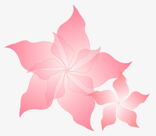 Free Vector Pink Flower - Pink Flower Vector Png, Transparent Png, Free Download