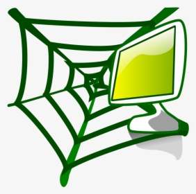 Spider Web Png Green Clipart , Png Download - Spider Web Cartoon Png, Transparent Png, Free Download