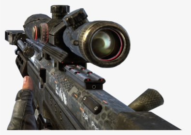 Sniper Png - Black Ops 2 Sniper Png, Transparent Png - kindpng