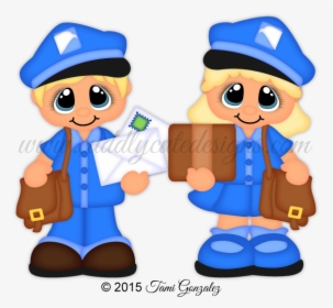 Mail Carrier Clipart At Getdrawings - Mail Carrier Kids Clipart, HD Png Download, Free Download