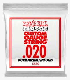 020 Classic Pure Nickel Wound Electric Guitar Strings - Ernie Ball, HD Png Download, Free Download