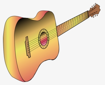 Guitar, Acoustic, Music, String, Instrument, Wooden - Guitar Clip Art, HD Png Download, Free Download