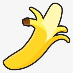 Free Vector Graphic - Peeled Banana Clipart, HD Png Download, Free Download