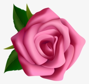 Vintage Flower Vector Png - Free Pink Rose Clipart, Transparent Png, Free Download